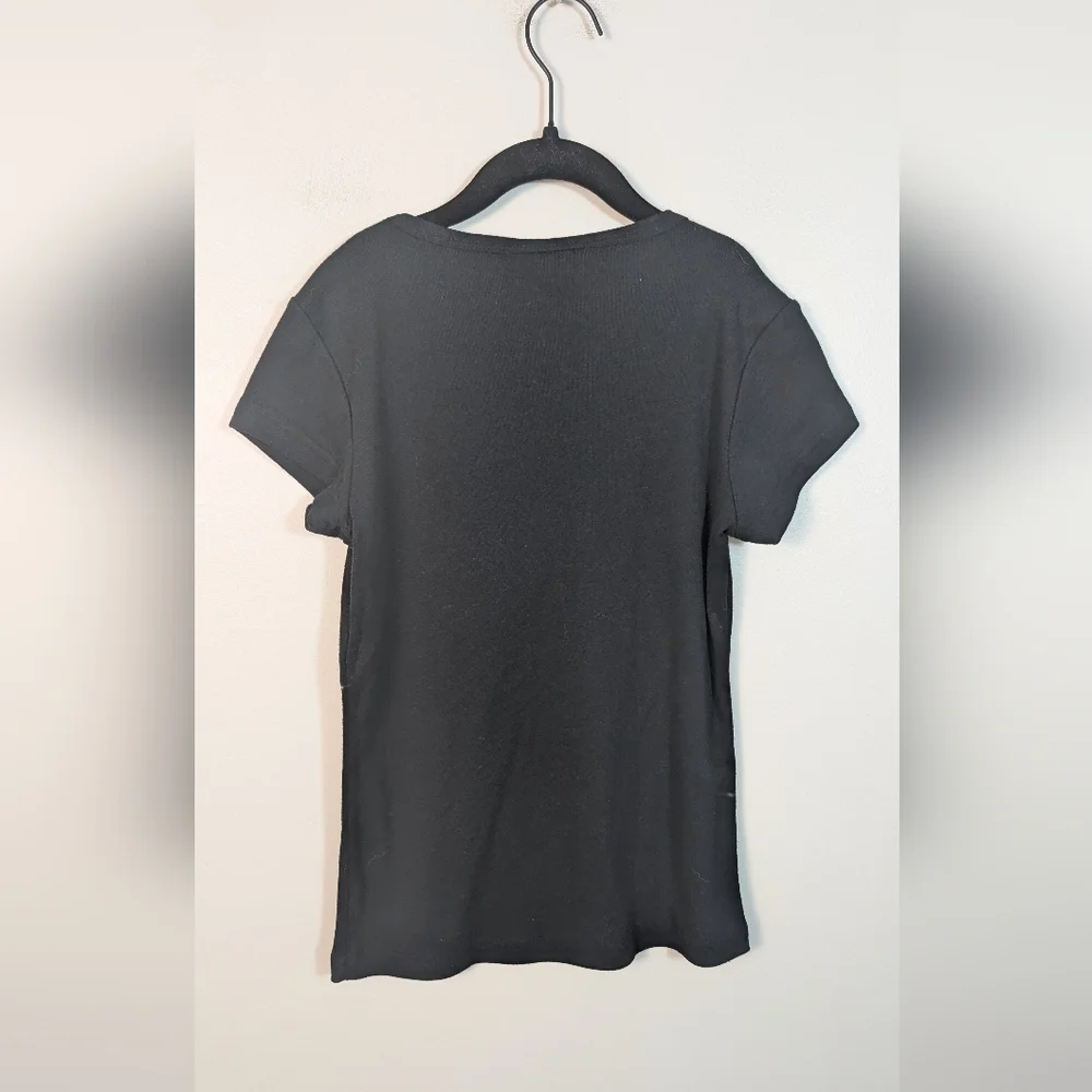 Mr Men Little Miss Y2K Black Crewneck Little Miss Bossy Deadstock 2007 Tee NEW! - Picture 7 of 8